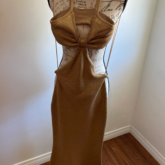 Cult Gaia Serita Dress Gold - Picture 5 of 13